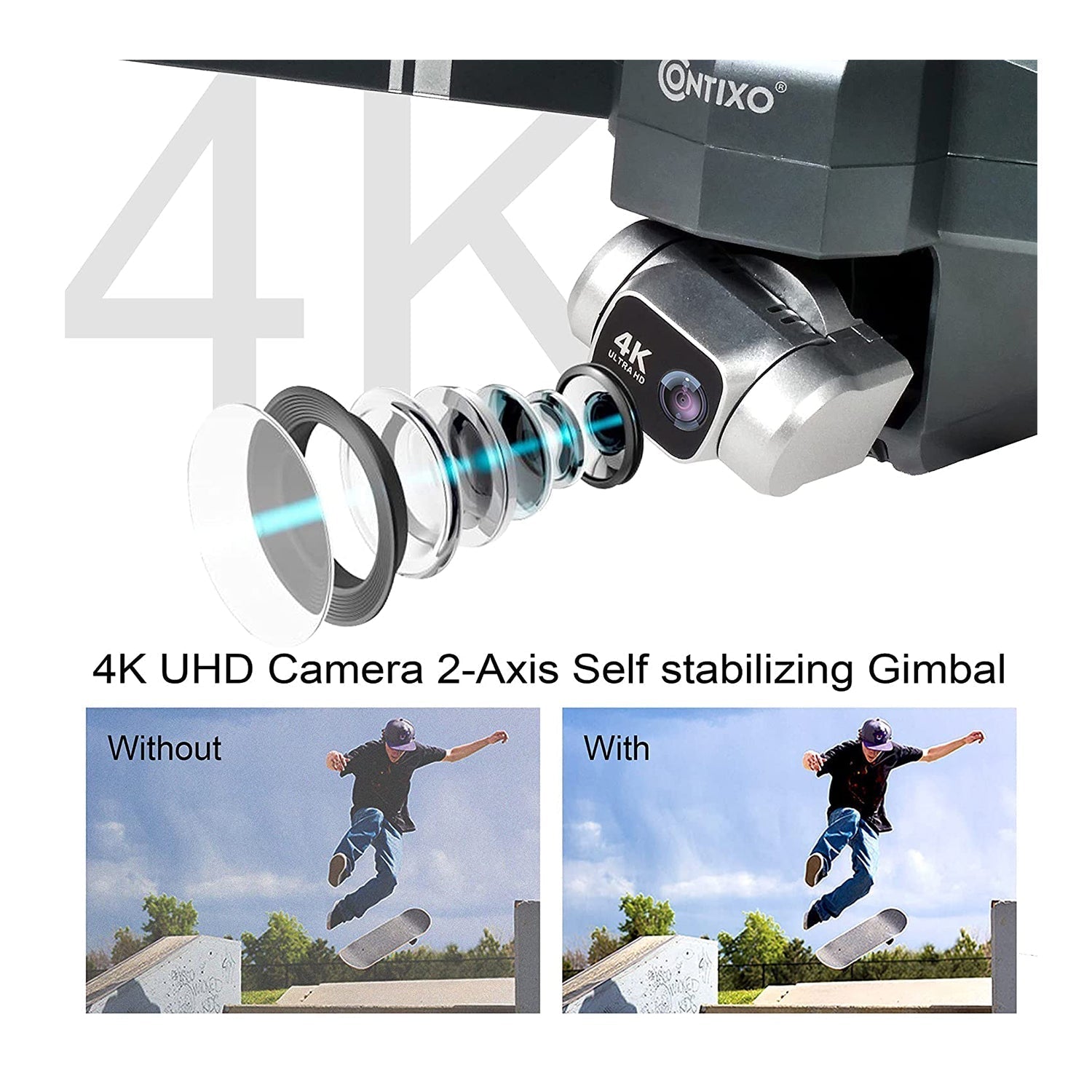 Contixo F35 GPS Drone With 4K UHD Camera-thumbmail-8