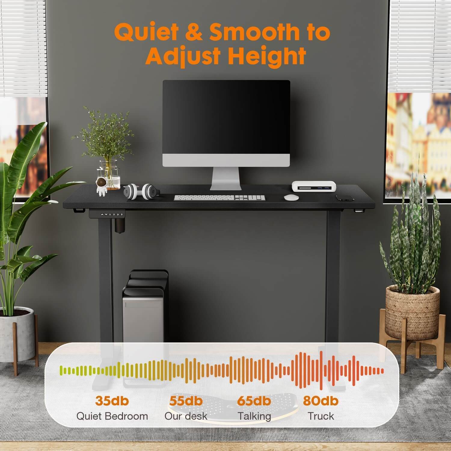 Electric Height Adjustable Standing Desk-thumbmail-6