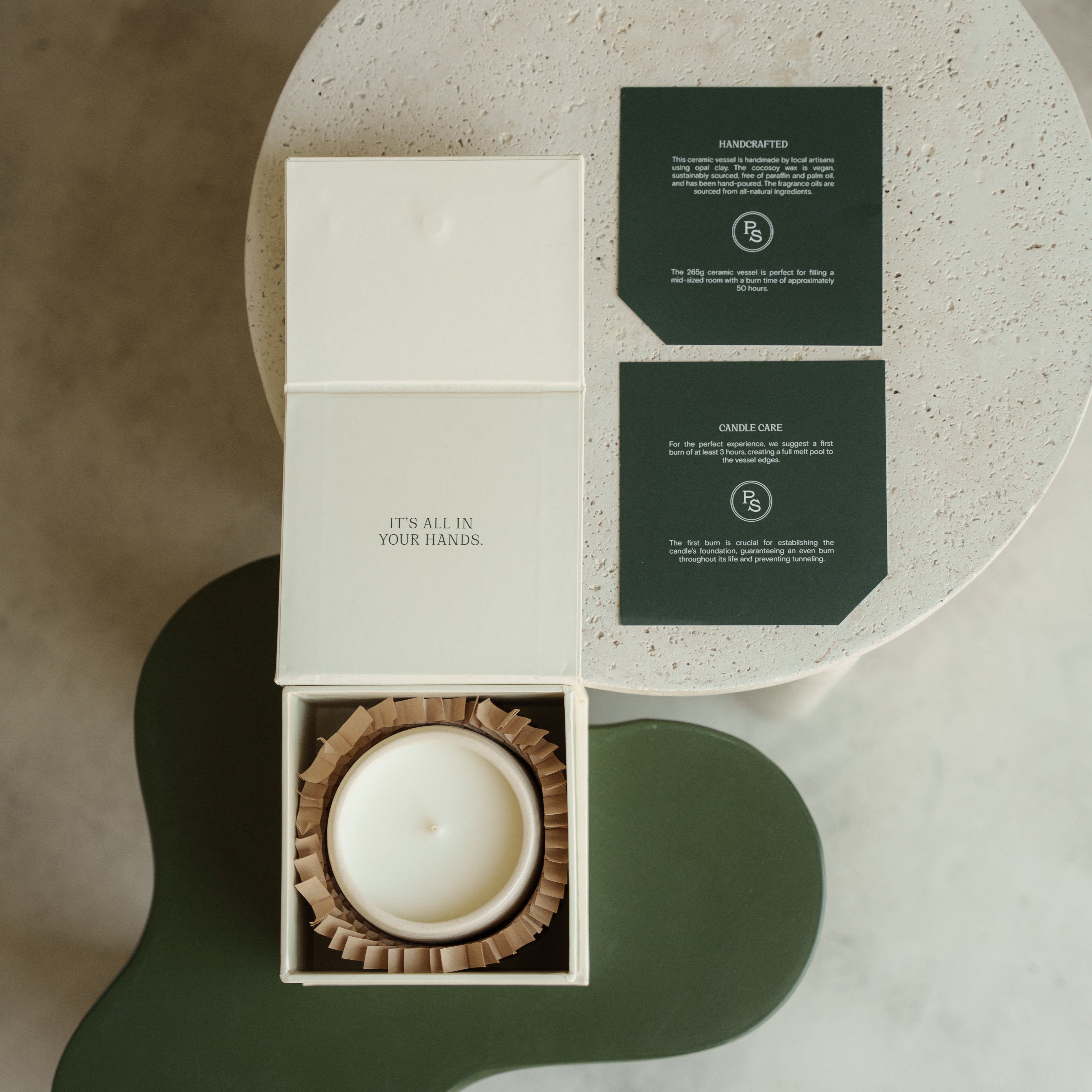 Indian Sandalwood - Hand Crafted Soy Candle-thumbmail-2