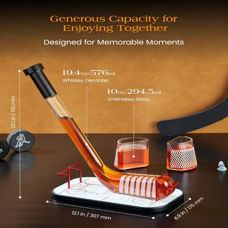Ice Hockey Whiskey Decanter Set-thumbmail-4