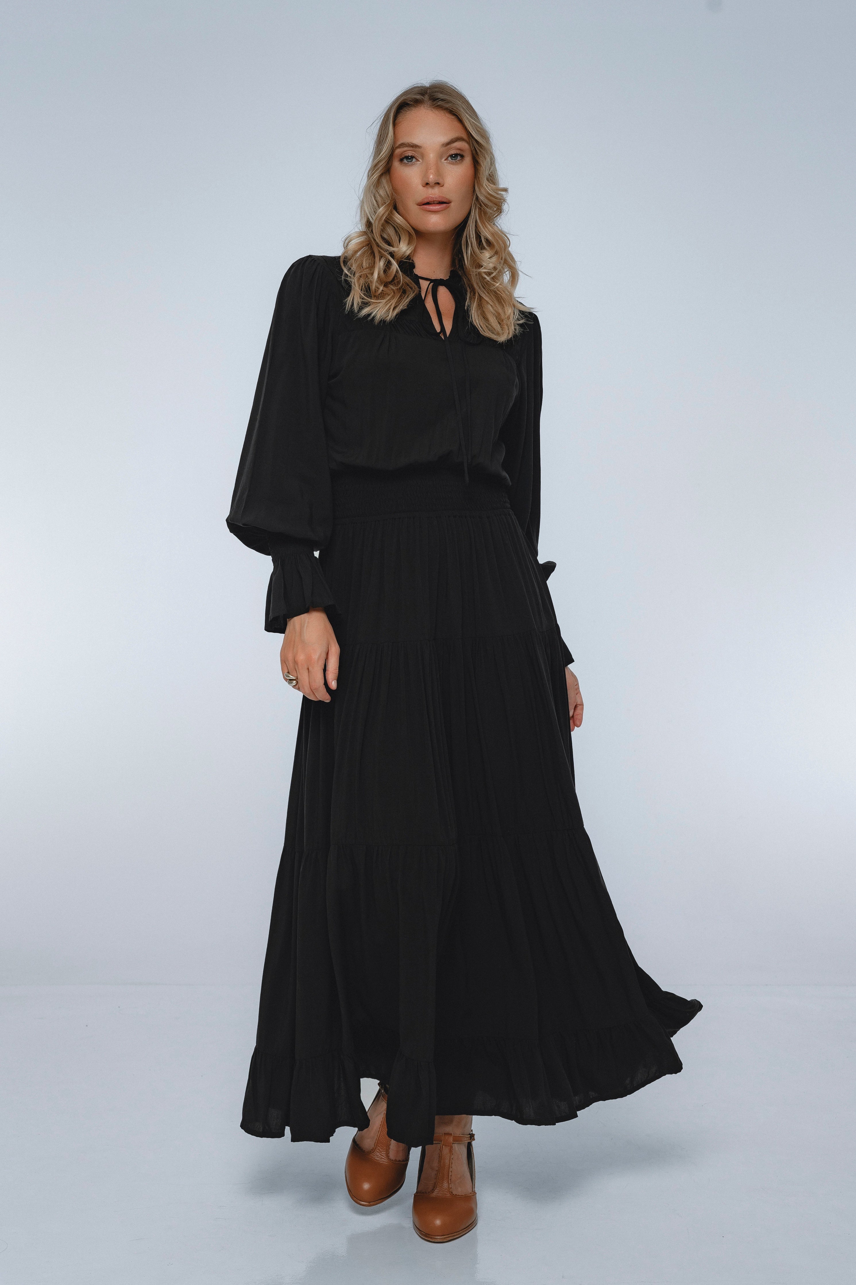 White Lotus Ruffled Maxi Dress-thumbmail-11