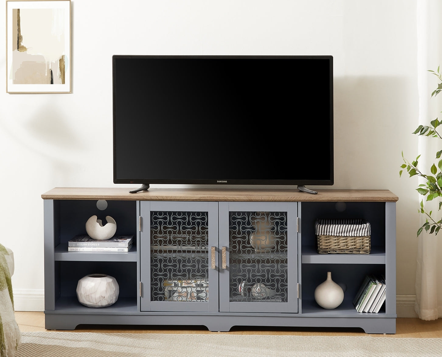 Modern Farmhouse TV Media Stand-thumbmail-9