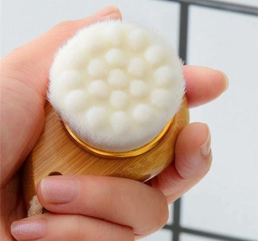 Facial Brush With Bamboo Handle-thumbmail-4
