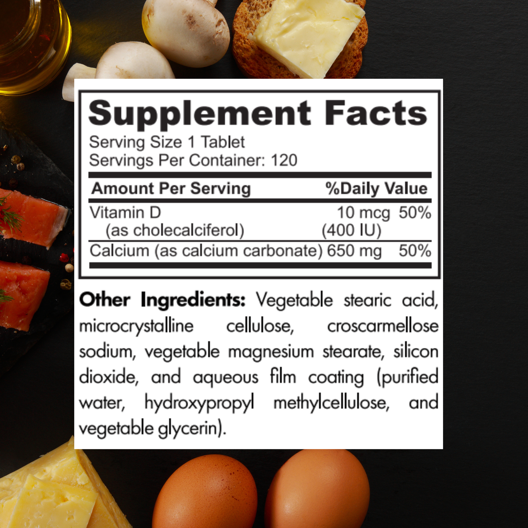 Halal Calcium + Vitamin D3 Tablets-thumbmail-5