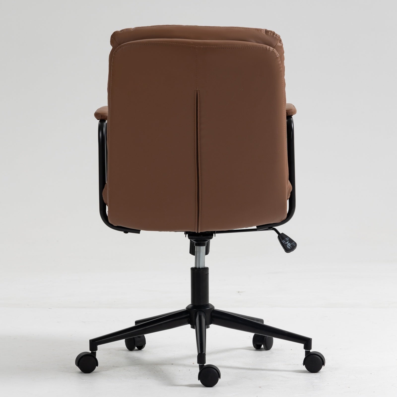 Mid Back PU Leather Home Office Chair-thumbmail-8