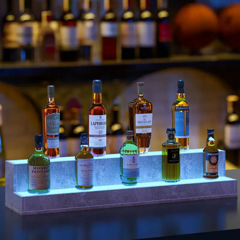 38-Inch LED Liquor Bottle Display Shelf – App & Remote-Controlled Bar Stand-thumbmail-1