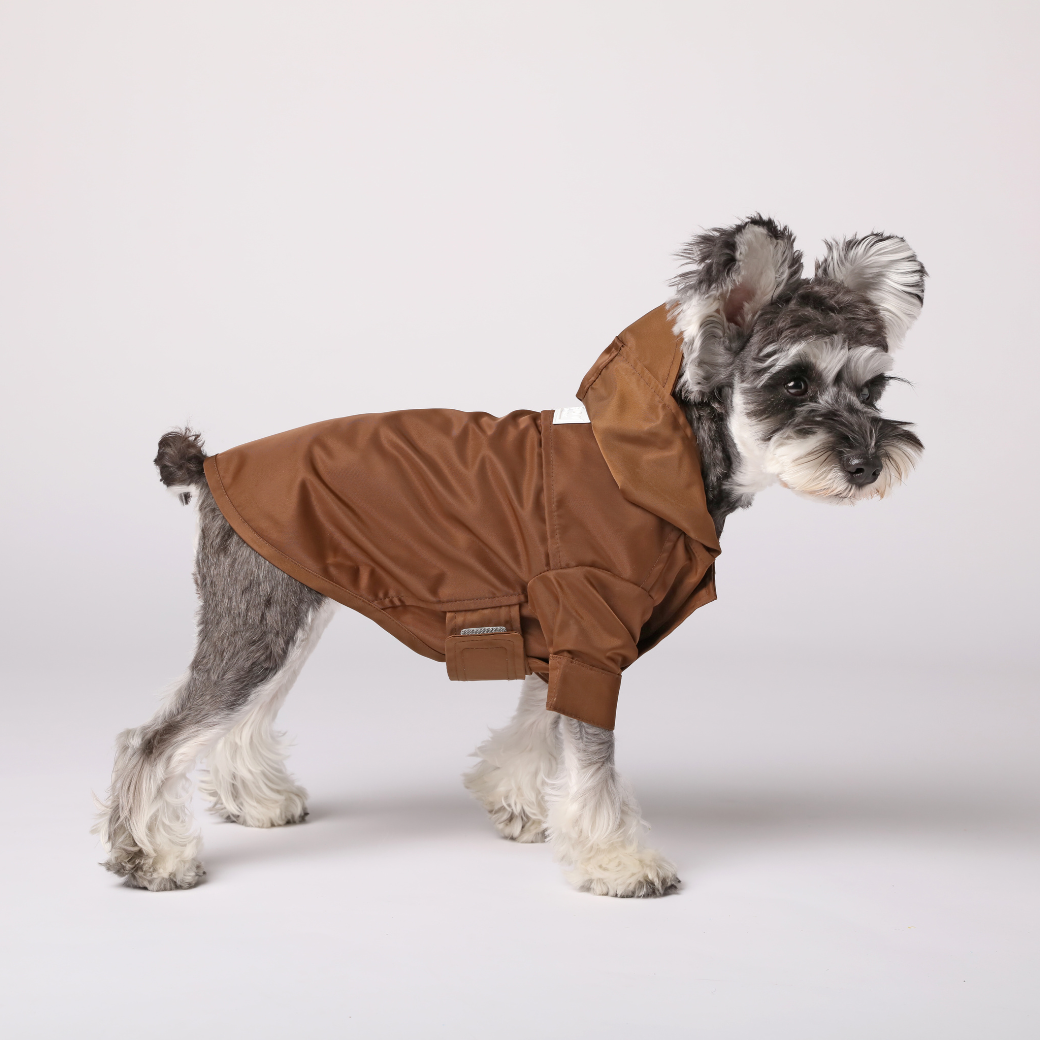 Tribeca Adjustable Velcro Raincoat -  Choco-thumbmail-2