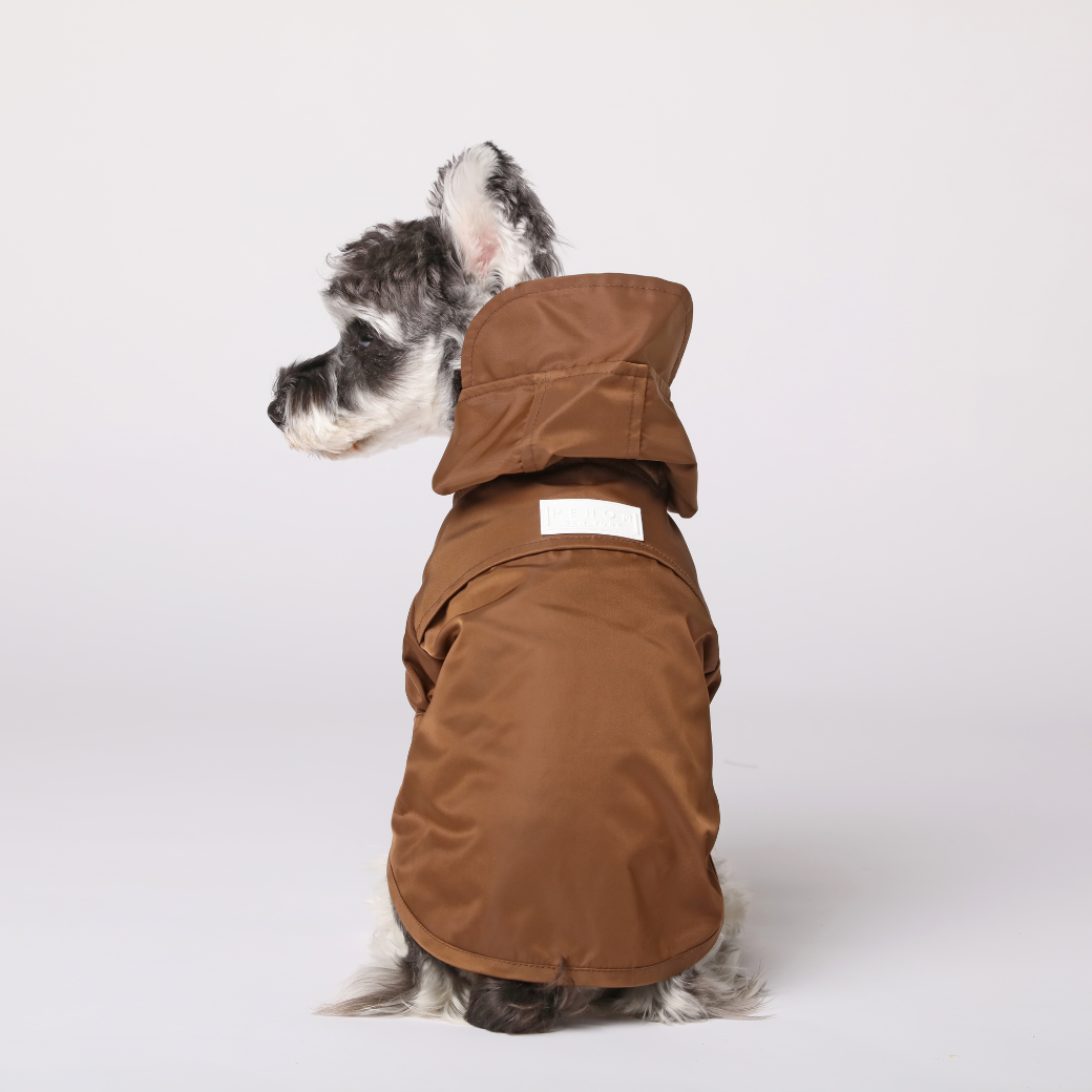 Tribeca Adjustable Velcro Raincoat -  Choco-thumbmail-1