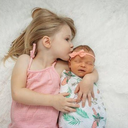 Florida Baby Muslin Swaddle Blanket (Floral)-thumbmail-1