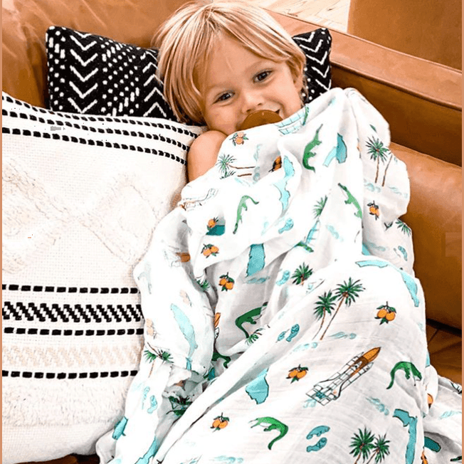 Florida Baby Muslin Swaddle Blanket-thumbmail-4