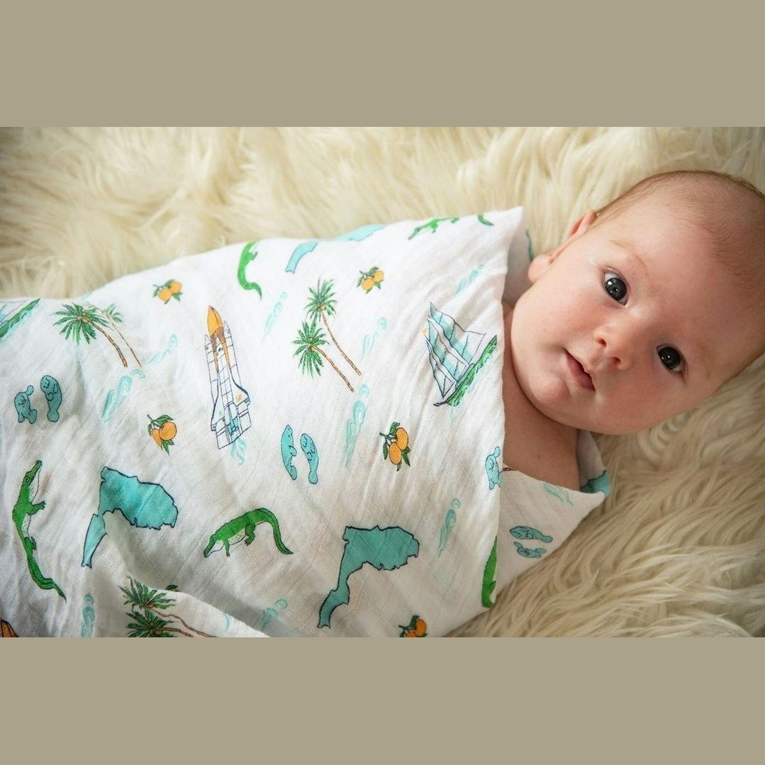 Florida Baby Muslin Swaddle Blanket-thumbmail-5