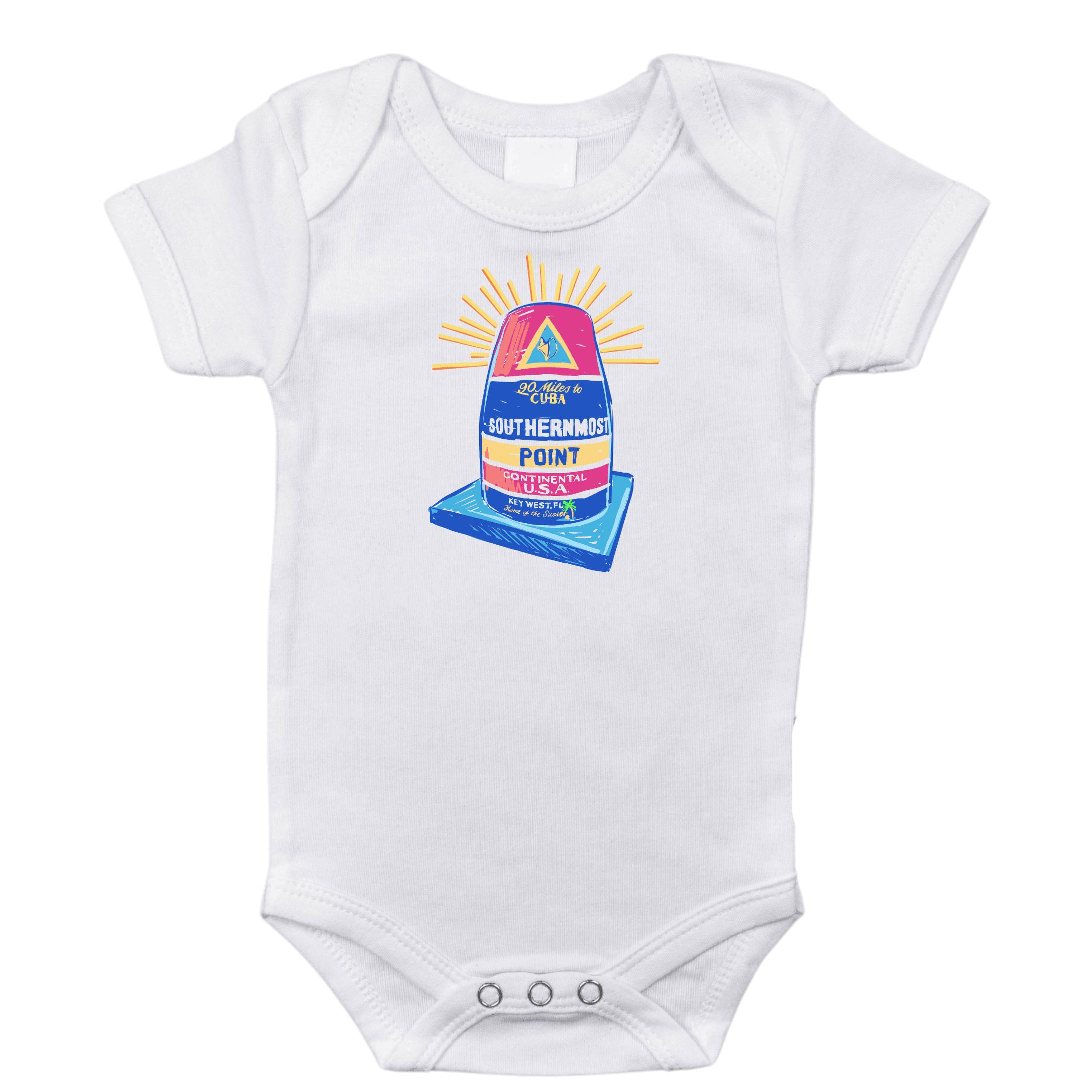Florida Key West Baby Onesie-thumbmail-1