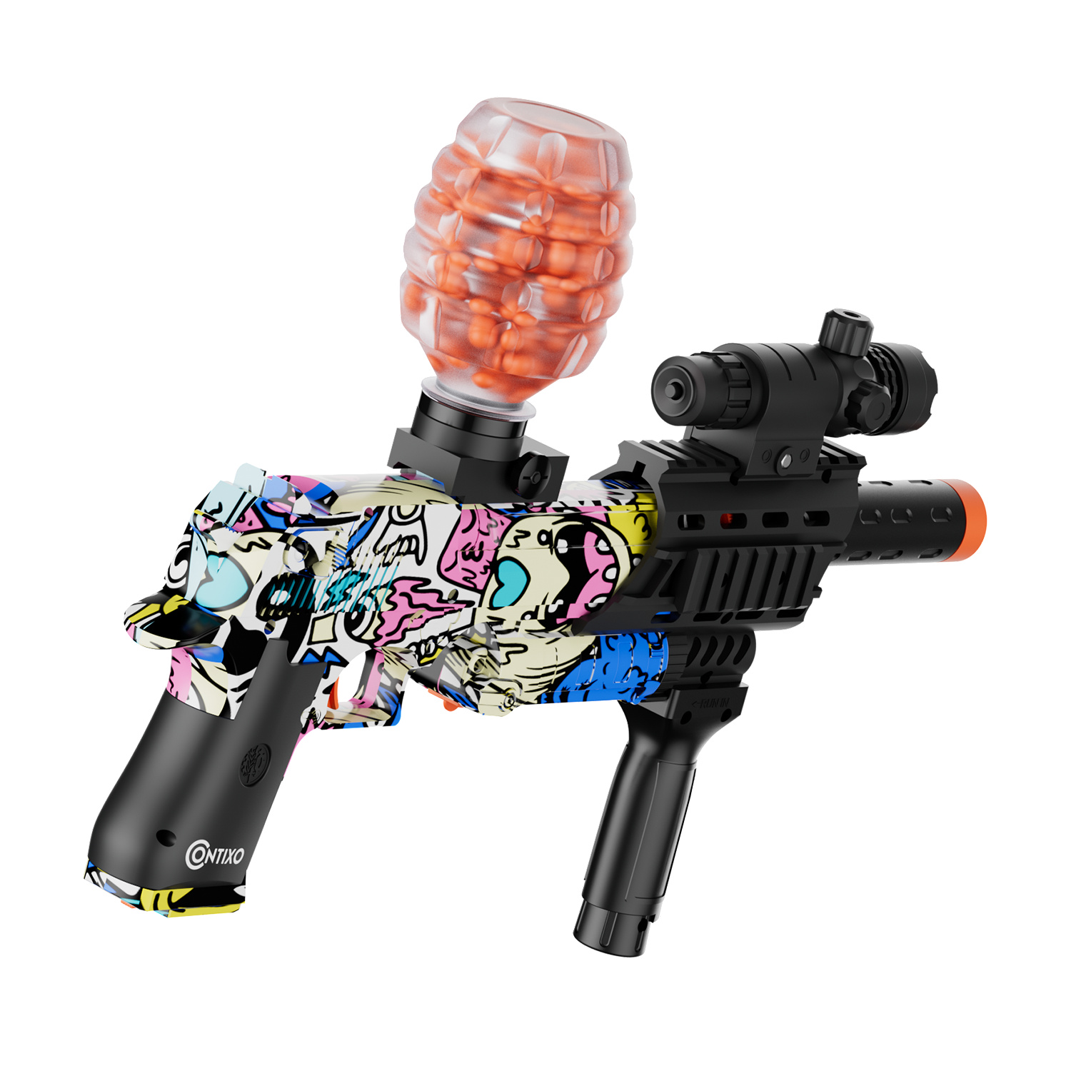 Contixo GB1 Graffiti Automatic Gel Ball Blaster With 30,000 Gel Beads-thumbmail-23