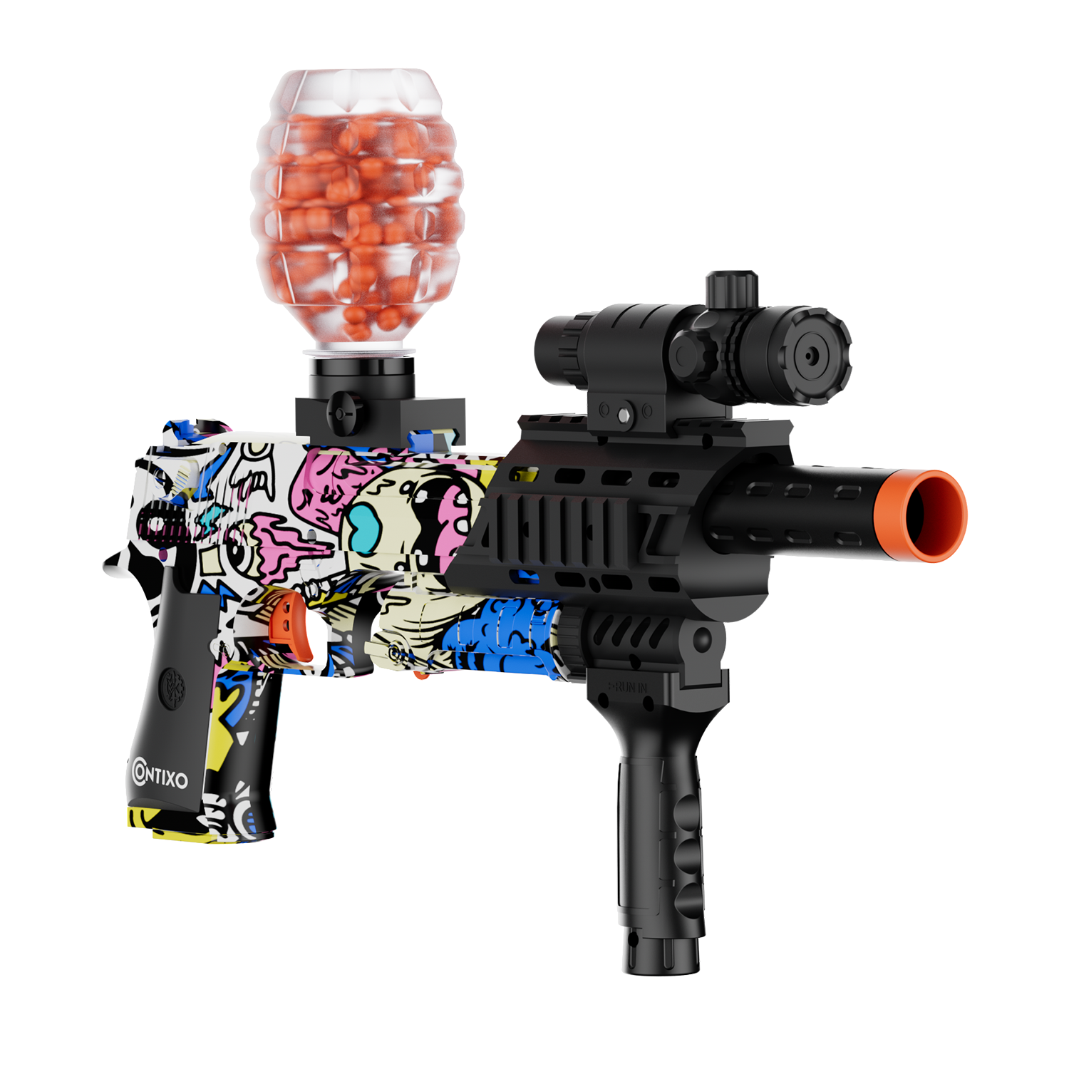 Contixo GB1 Graffiti Automatic Gel Ball Blaster With 30,000 Gel Beads-thumbmail-20