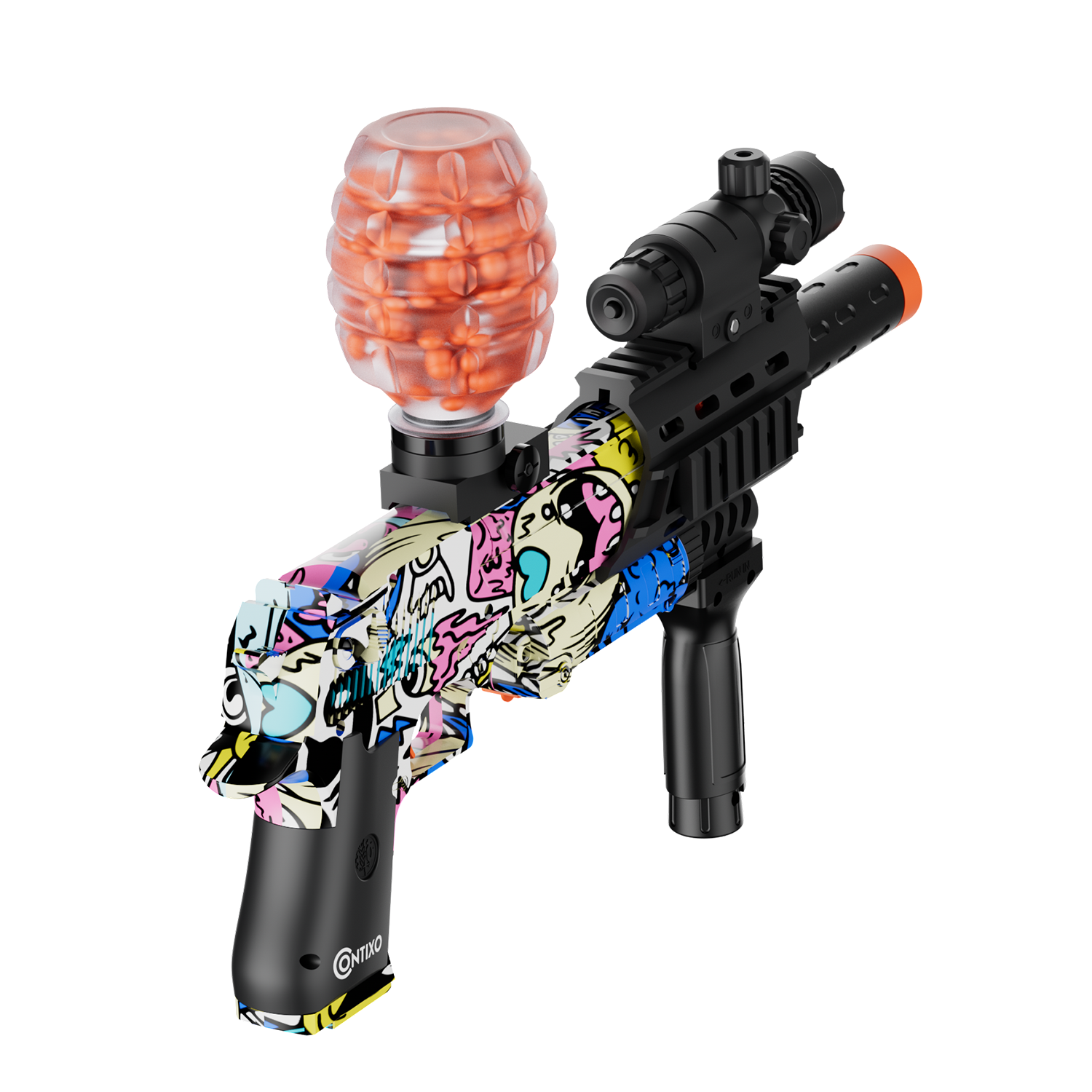 Contixo GB1 Graffiti Automatic Gel Ball Blaster With 30,000 Gel Beads-thumbmail-19