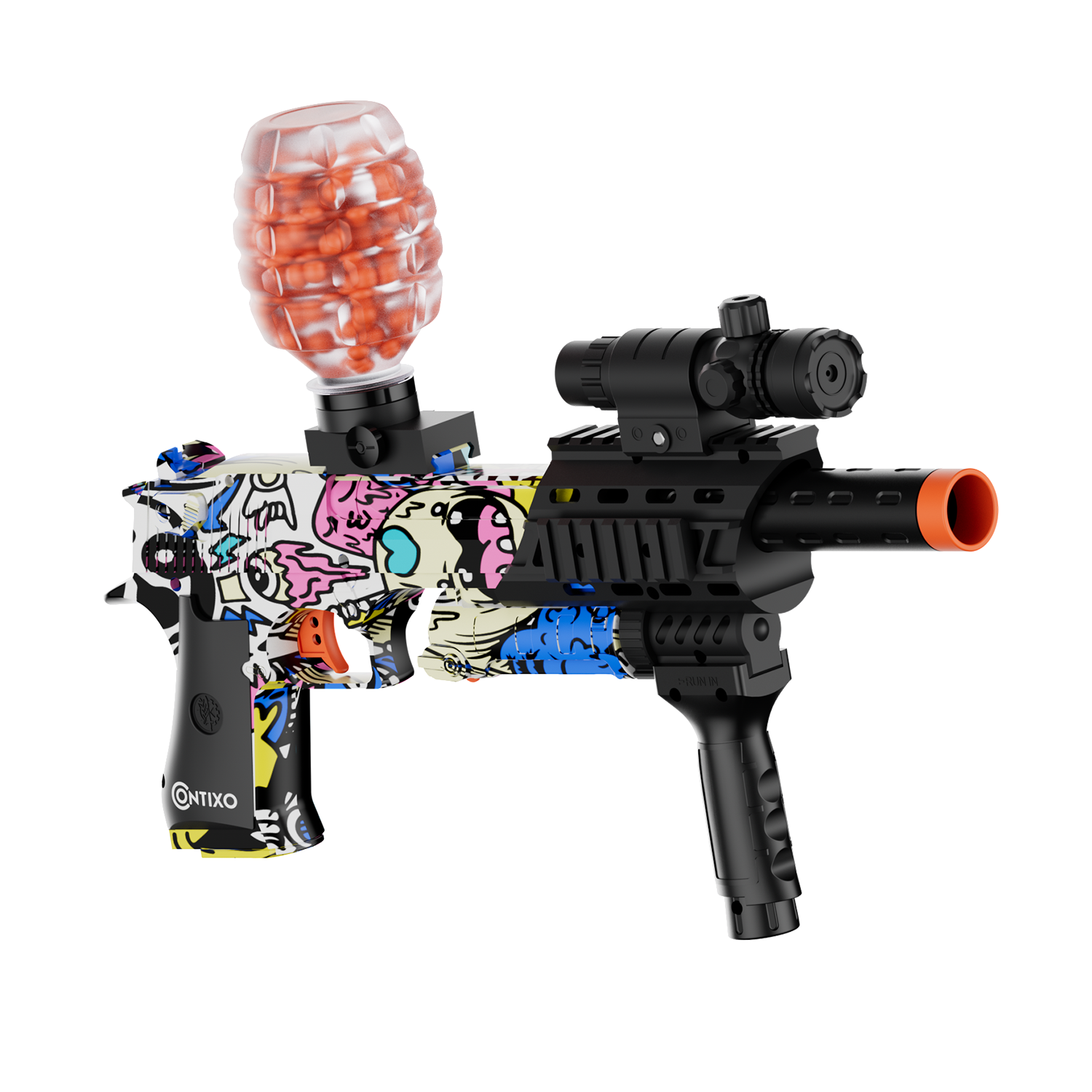 Contixo GB1 Graffiti Automatic Gel Ball Blaster With 30,000 Gel Beads-thumbmail-16