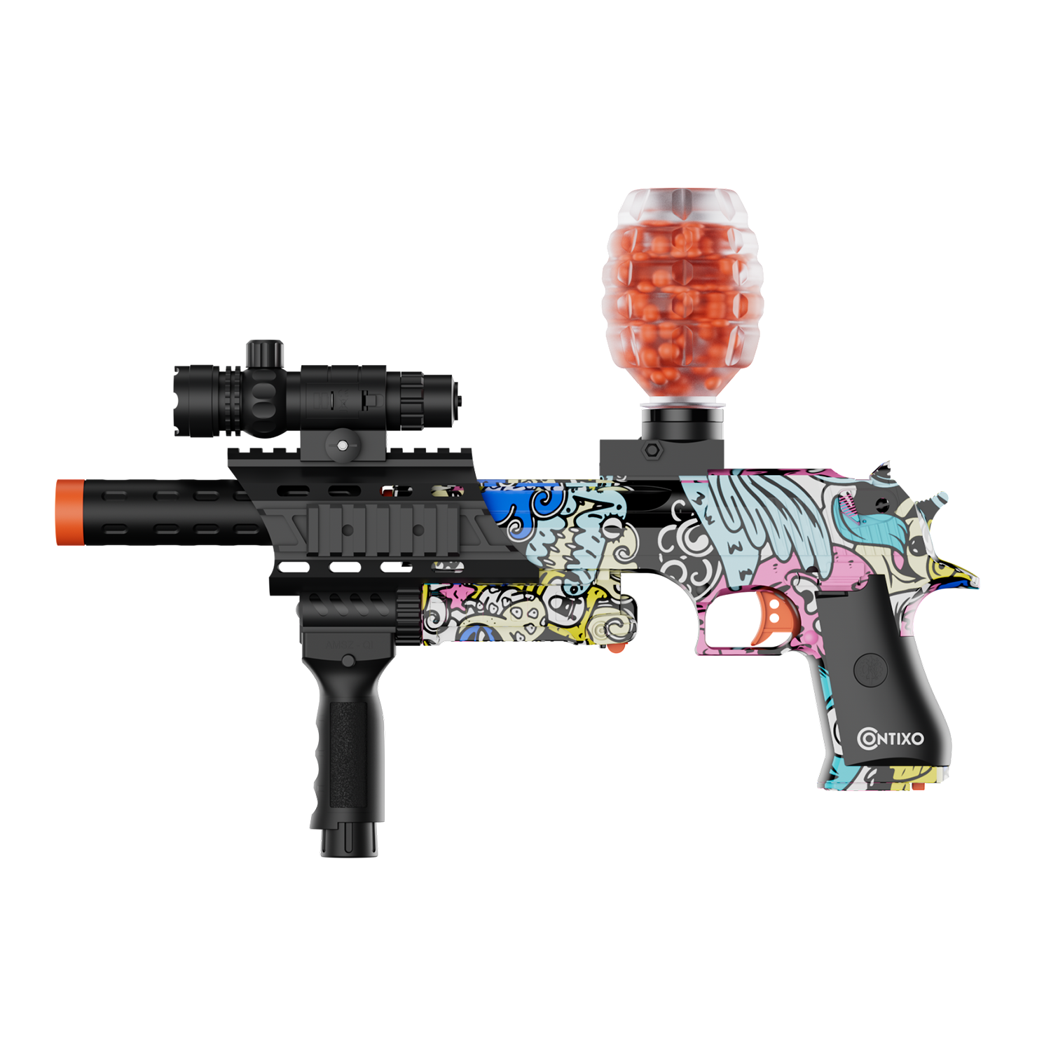 Contixo GB1 Graffiti Automatic Gel Ball Blaster With 30,000 Gel Beads-thumbmail-10