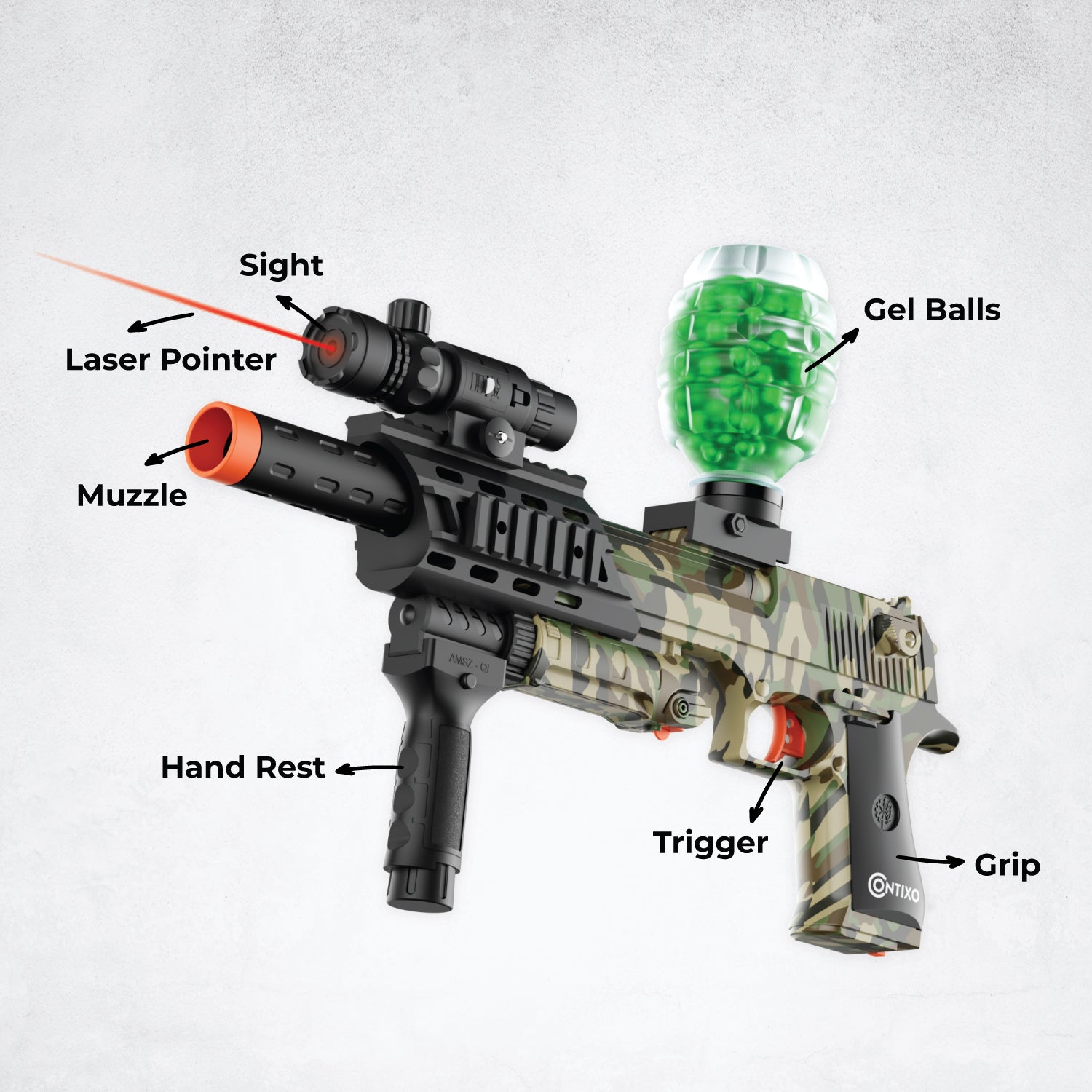 Contixo GB1 Camo Automatic Gel Ball Blaster With 30,000 Gel Beads-thumbmail-7
