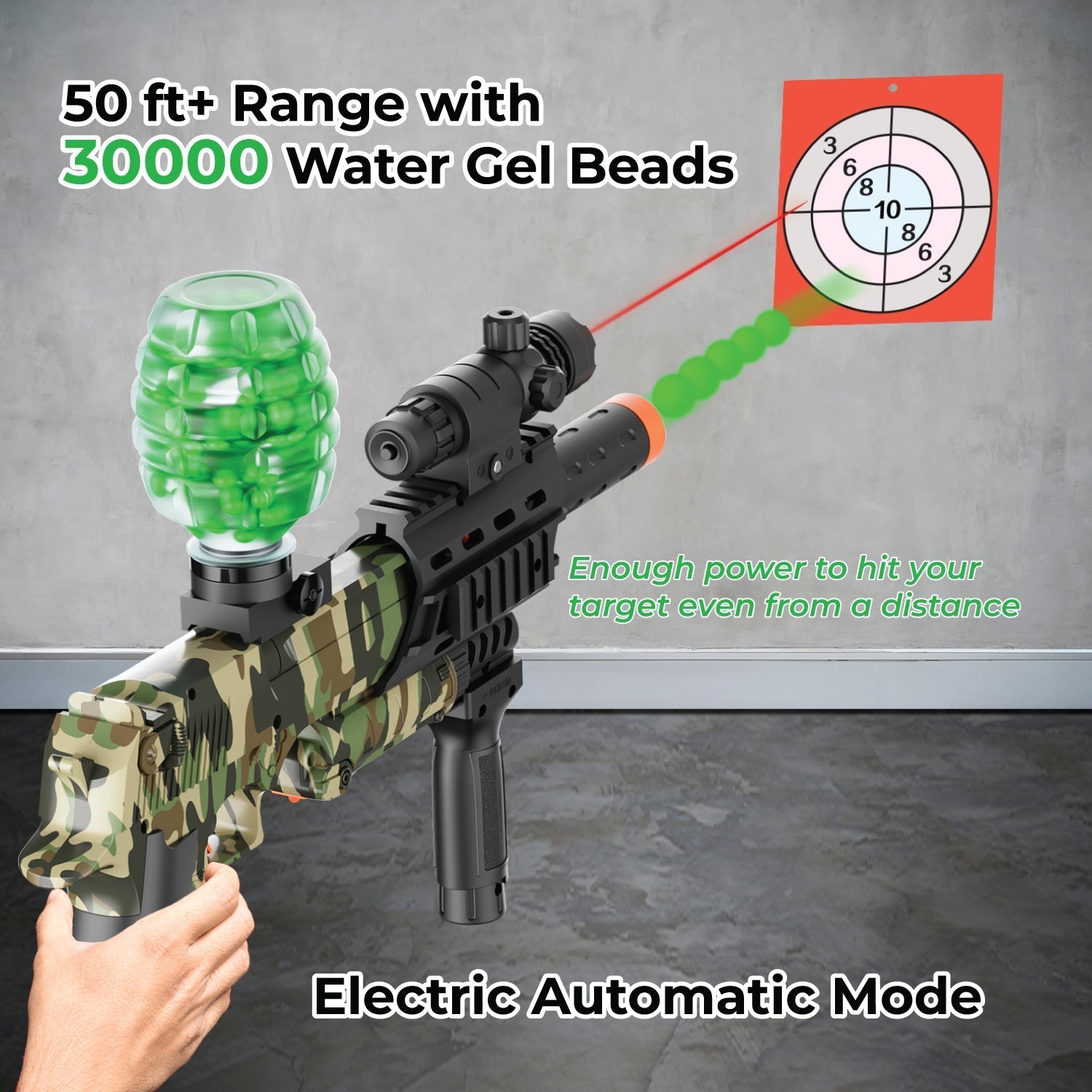 Contixo GB1 Camo Automatic Gel Ball Blaster With 30,000 Gel Beads-thumbmail-2