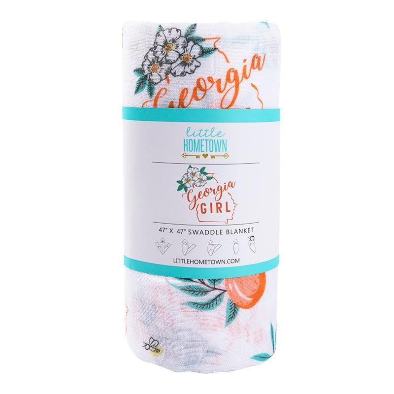 Georgia Girl Baby Muslin Swaddle Blanket-thumbmail-7
