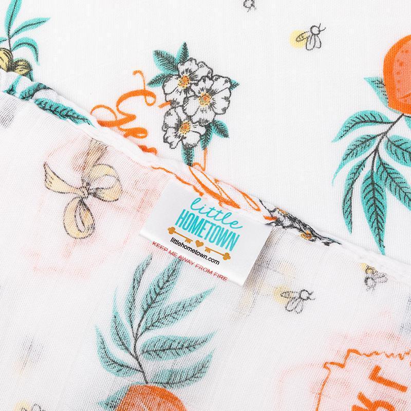 Georgia Girl Baby Muslin Swaddle Blanket-thumbmail-1