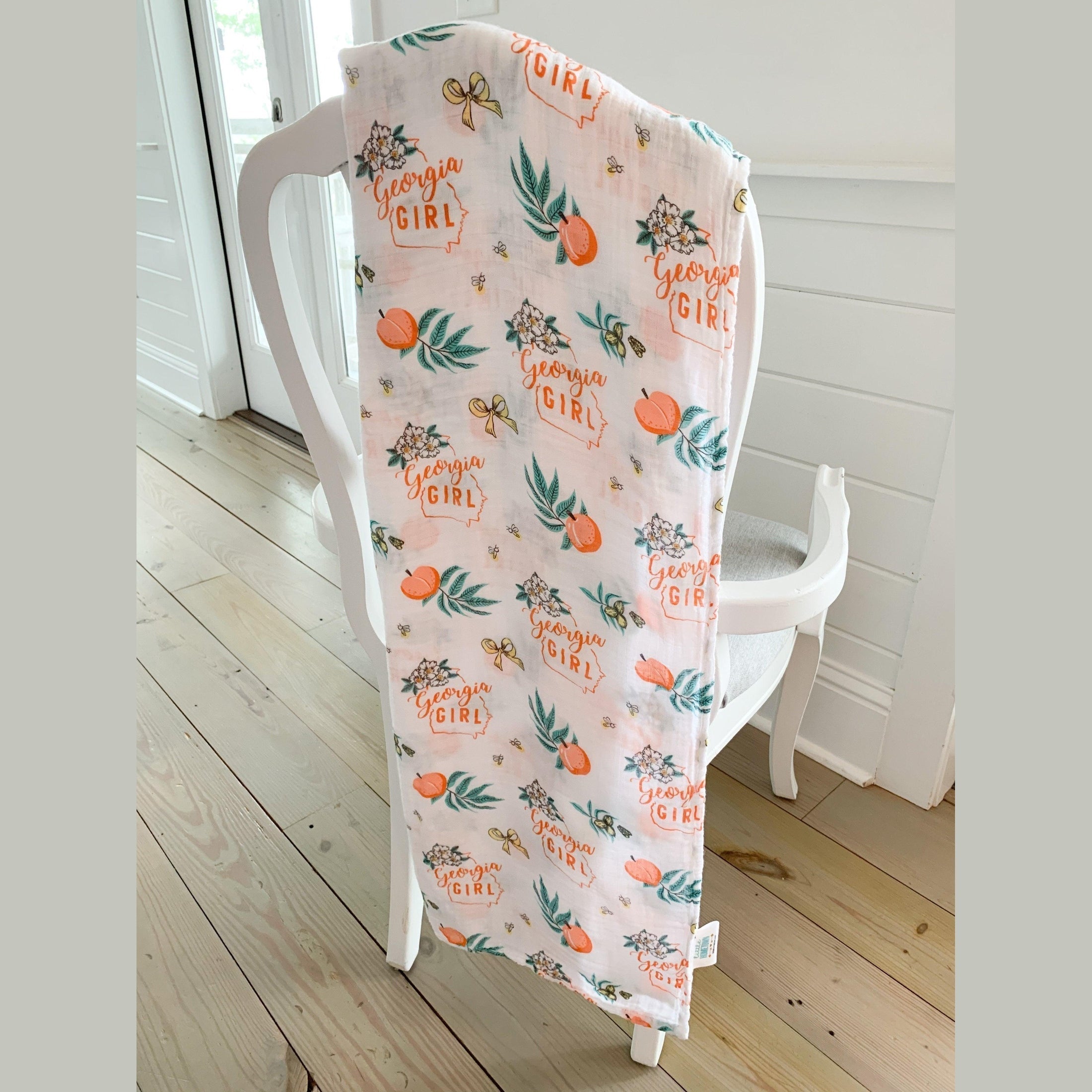 Georgia Girl Baby Muslin Swaddle Blanket-thumbmail-8