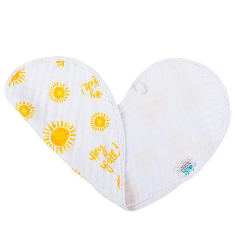 Gift Set: Hey Y'all Baby Muslin Swaddle Blanket and Burp Cloth/Bib Combo-thumbmail-8