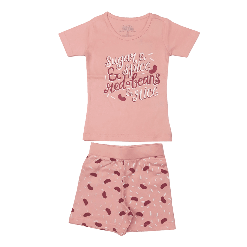 Girls Red Beans and Rice Pajamas-thumbmail-3