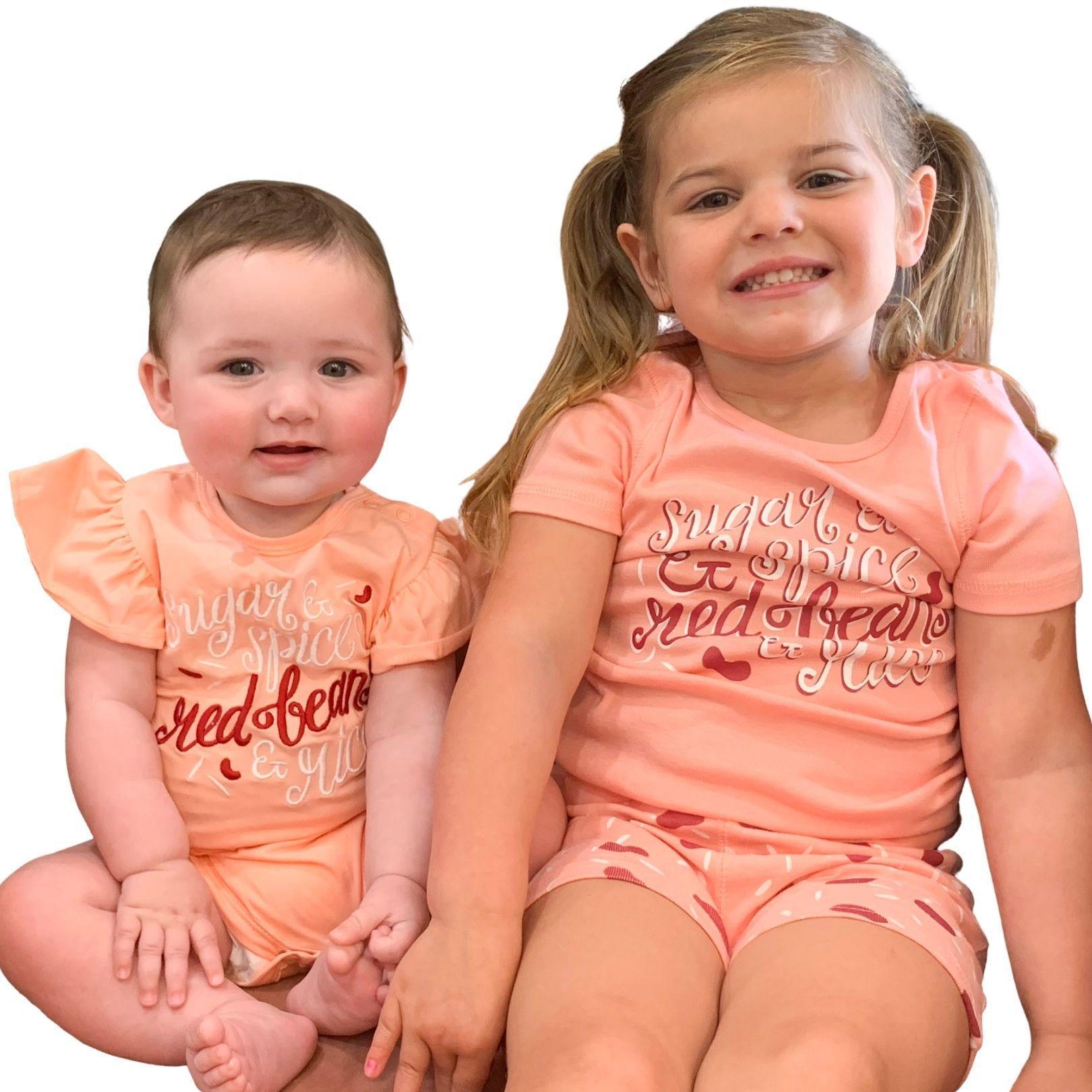 Girls Red Beans and Rice Pajamas-thumbmail-4