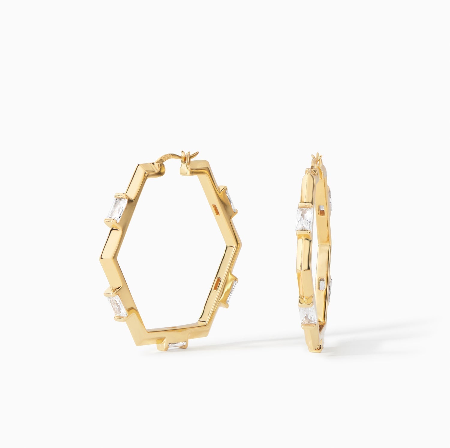 The Claire Hoop Earrings - Medium-thumbmail-1