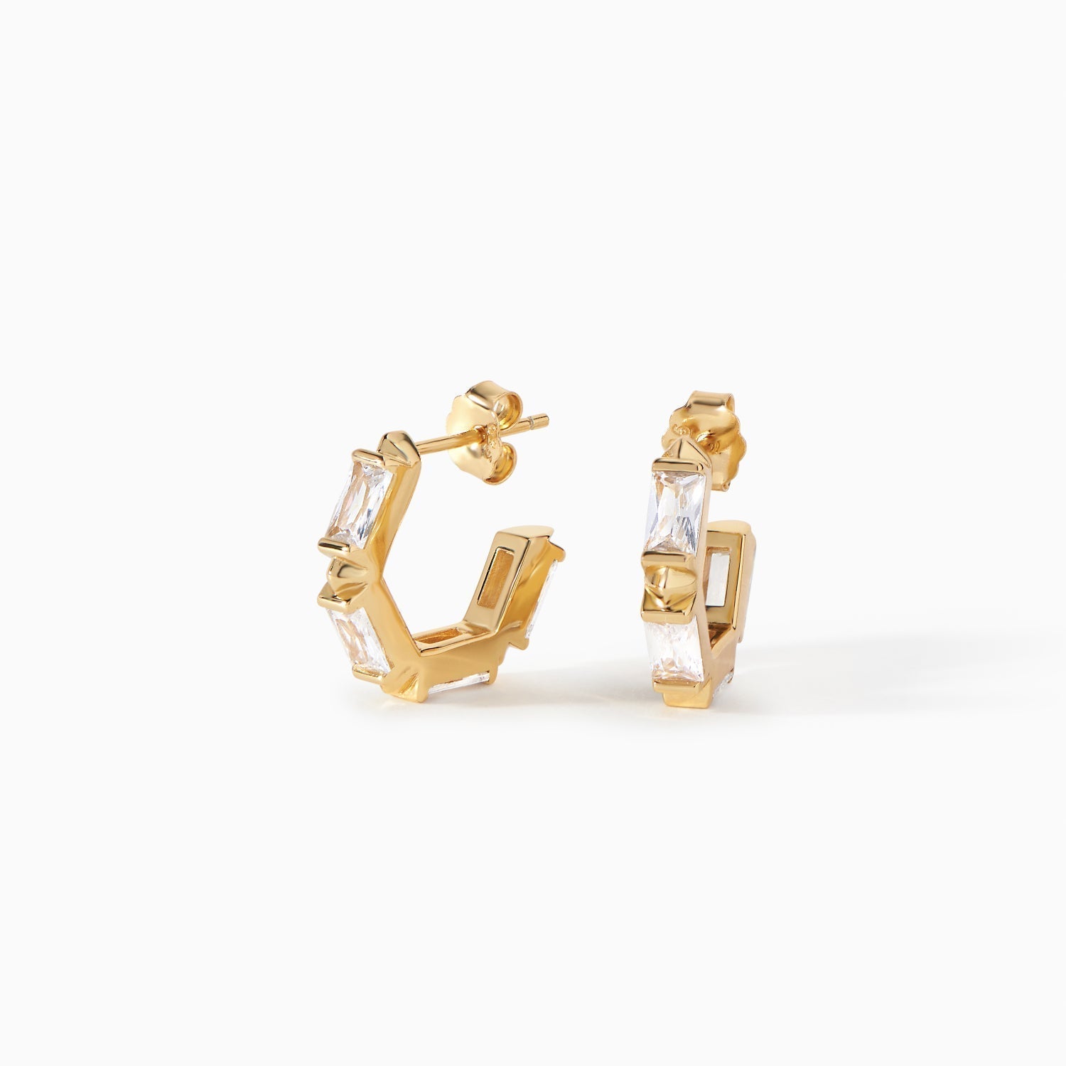 The Claire Hoop Earrings - Huggie-thumbmail-12