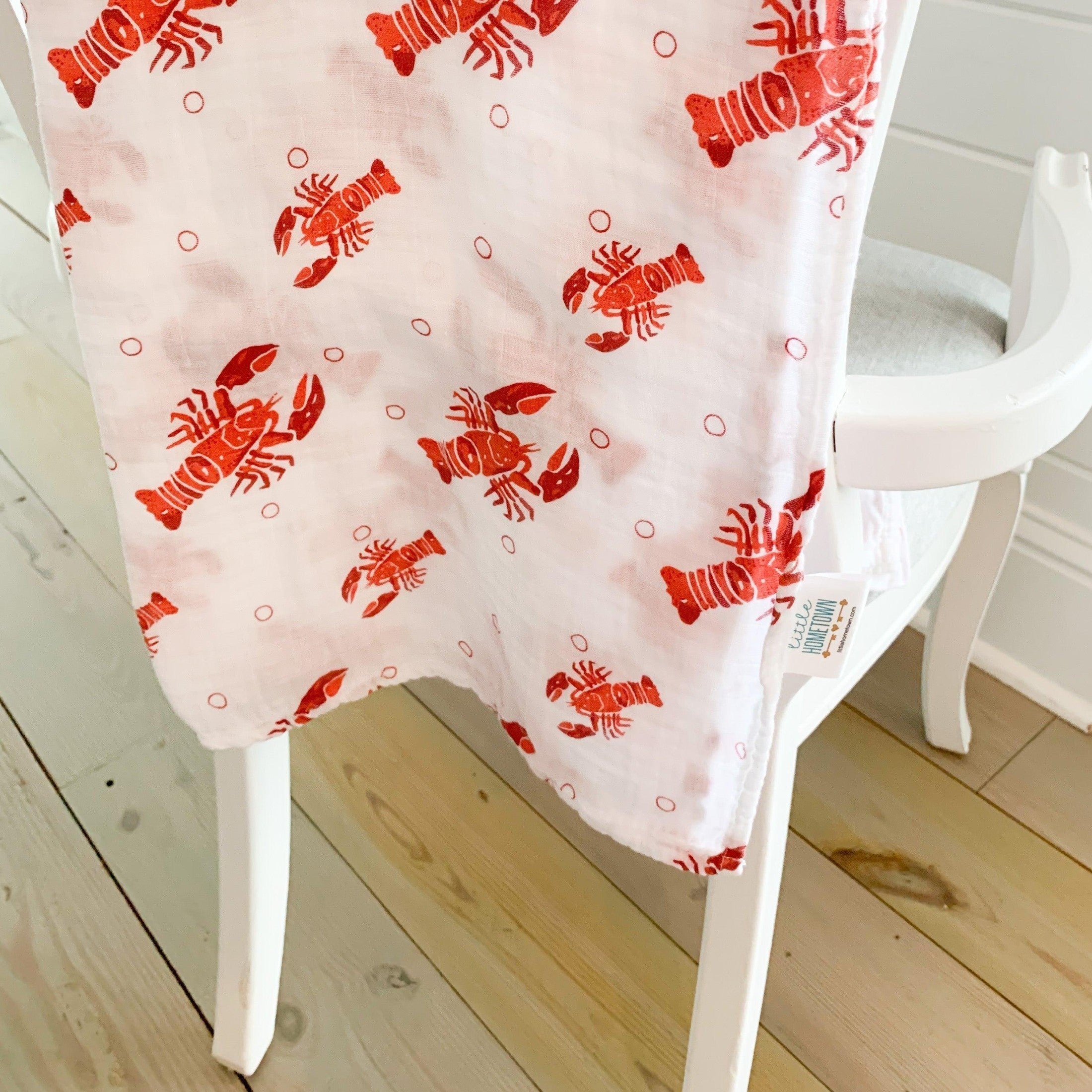 Heads and Tails Baby Muslin Swaddle Receiving Blanket-thumbmail-5