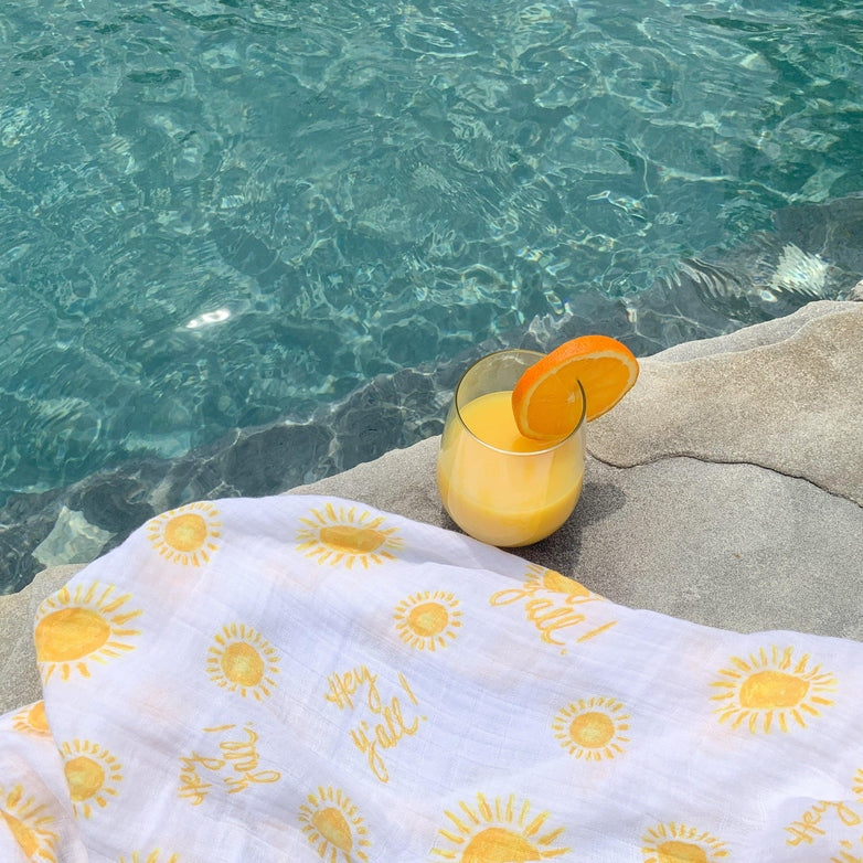 Hey Y'all! Swaddle Baby Muslin Swaddle Receiving Blanket-thumbmail-3