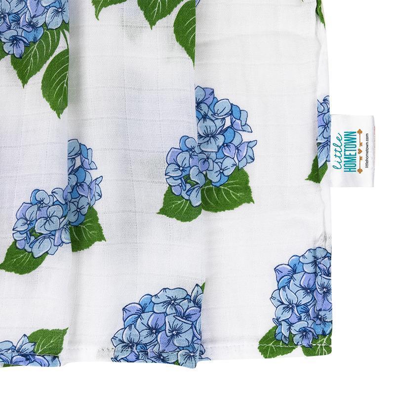 Hydrangeas Baby Muslin Swaddle Receiving Blanket-thumbmail-10