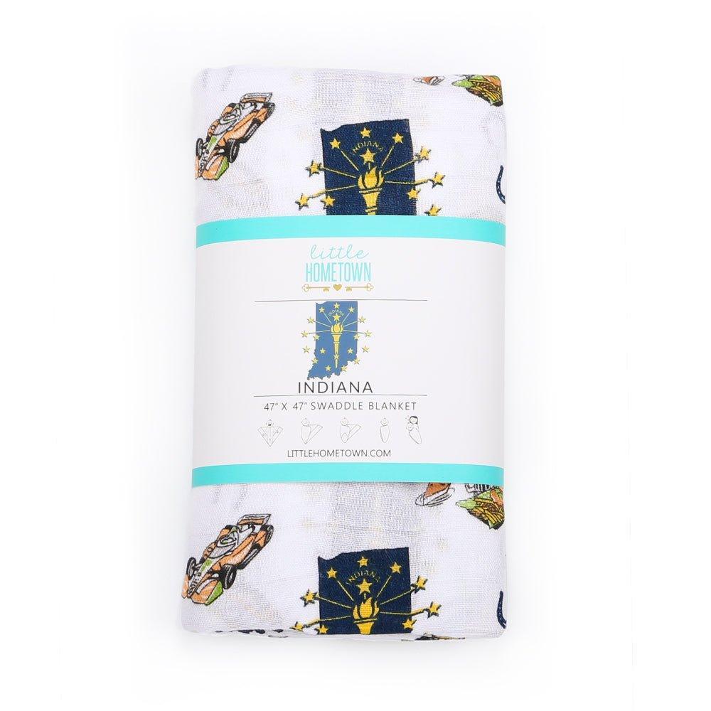 Indiana Baby Muslin Swaddle Receiving Blanket-thumbmail-8