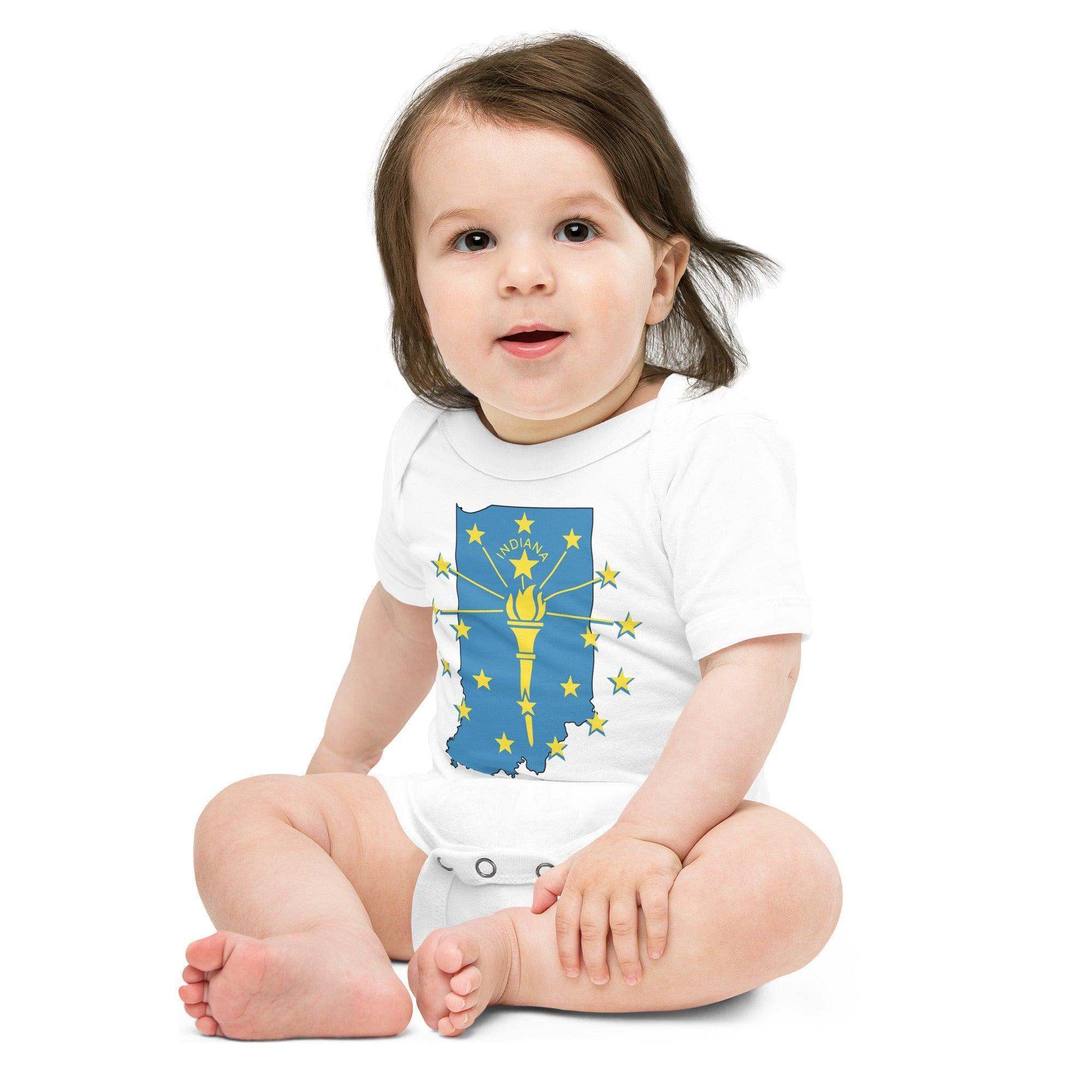 Indiana Baby Short Sleeve Onesie-thumbmail-4