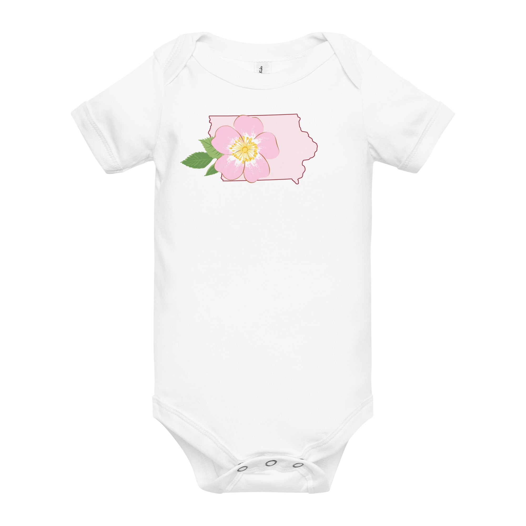 Iowa Prairie Rose Onesie-thumbmail-2