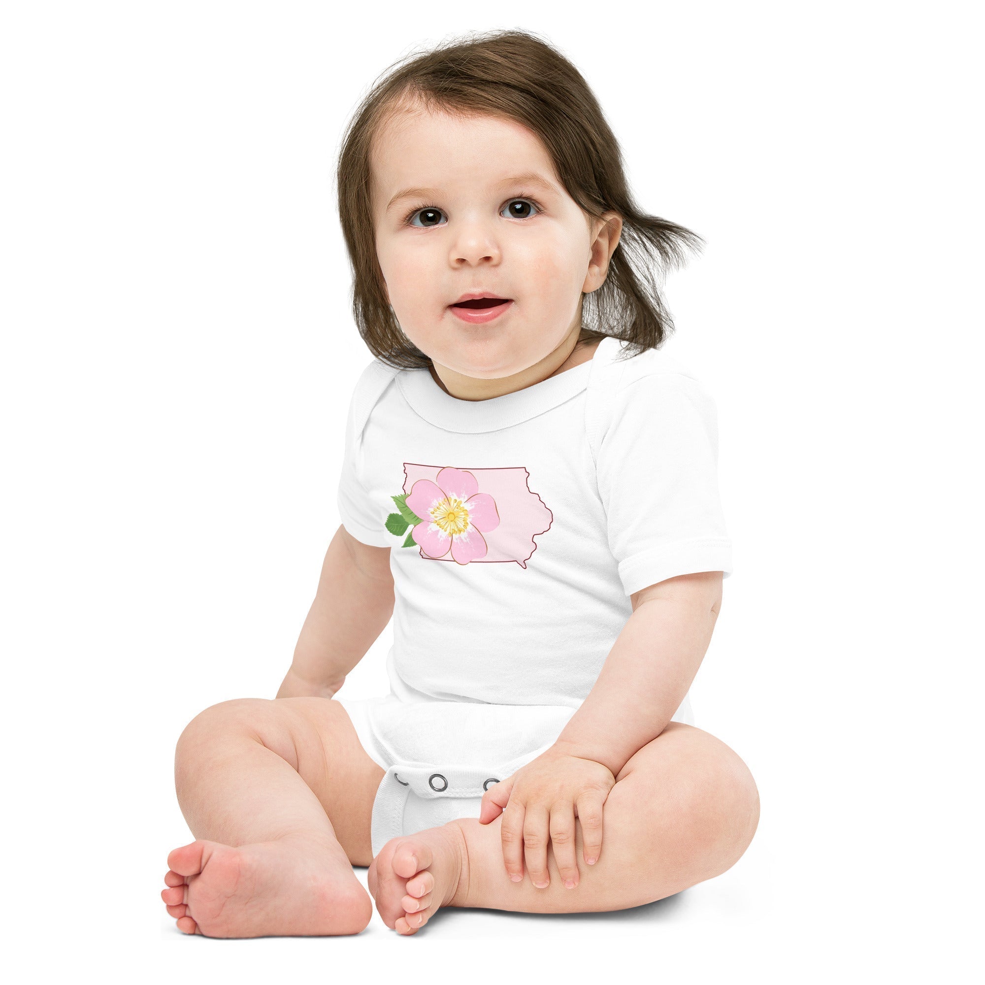 Iowa Prairie Rose Onesie-thumbmail-3