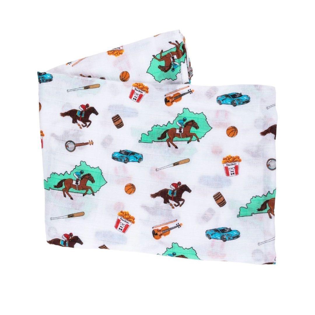 Kentucky Baby Muslin Swaddle Receiving Blanket-thumbmail-7