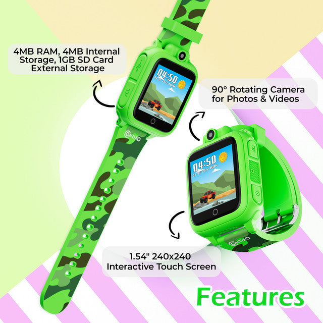 Contixo Smart Watch for Kids With Educational Games, HD Touch Screen, Camera, and MP3 Music Player-thumbmail-3
