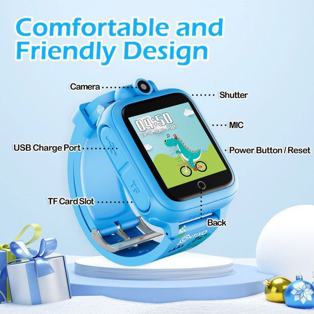 Contixo Smart Watch for Kids With Educational Games, HD Touch Screen, Camera, and MP3 Music Player-thumbmail-2