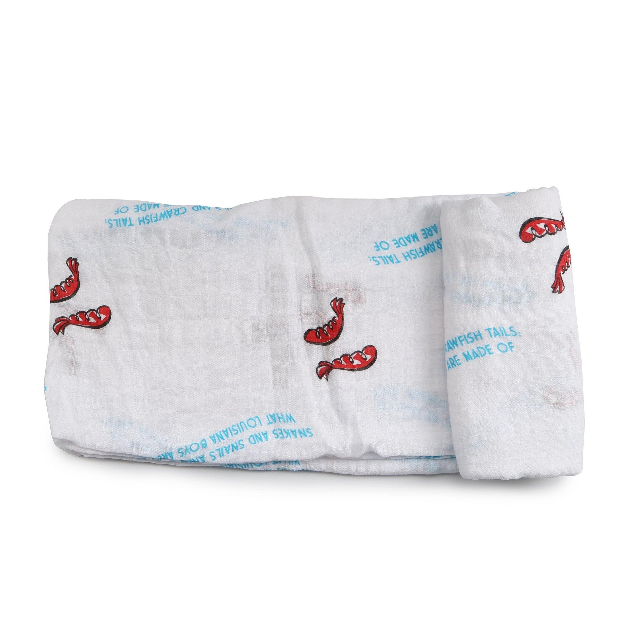 Louisiana Baby Boy Baby Muslin Swaddle Receiving Blanket-thumbmail-1