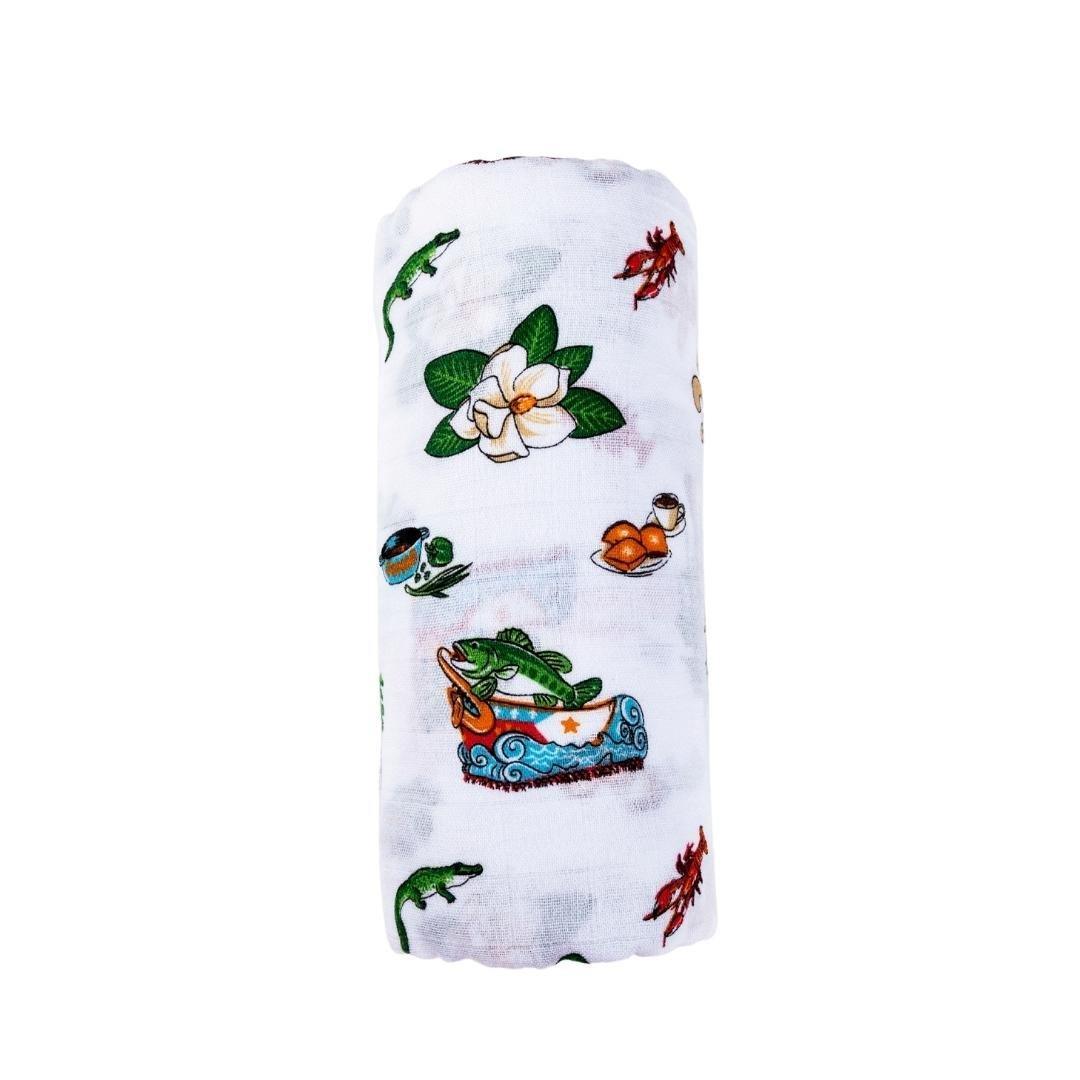 Louisiana Fleur De Lis Baby Gift Bundle-thumbmail-4