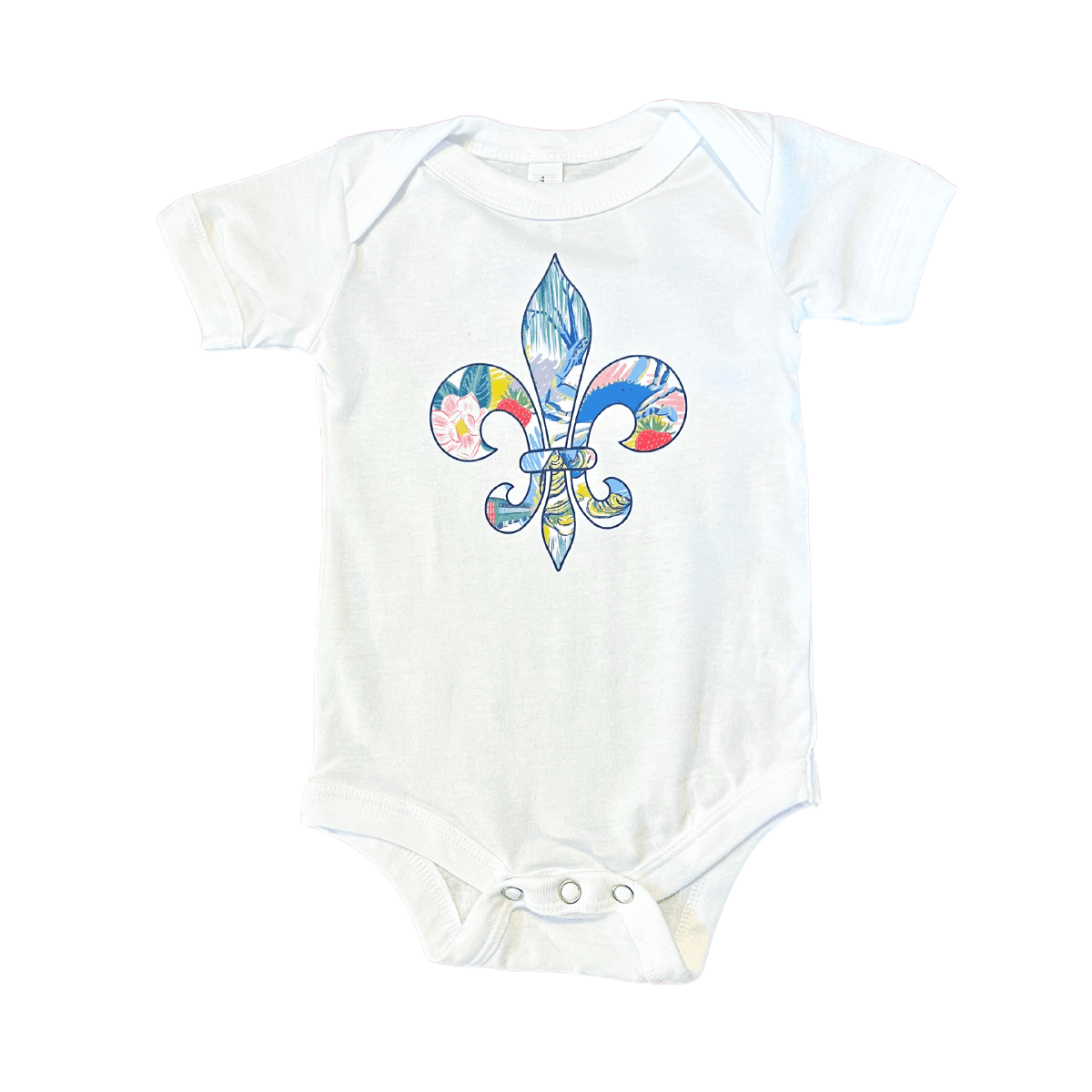 Louisiana Fleur De Lis Onesie-thumbmail-1