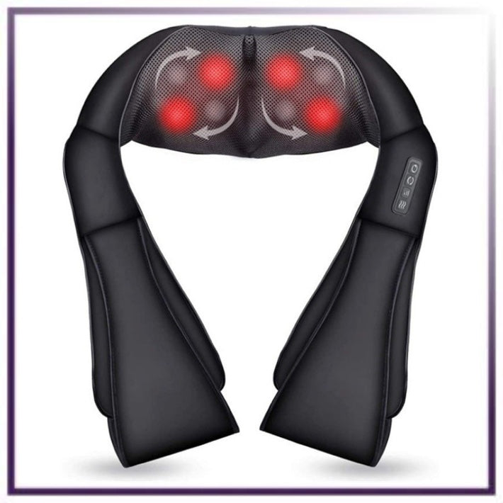 Neck and Shoulder Massager W/Heat-thumbmail-1
