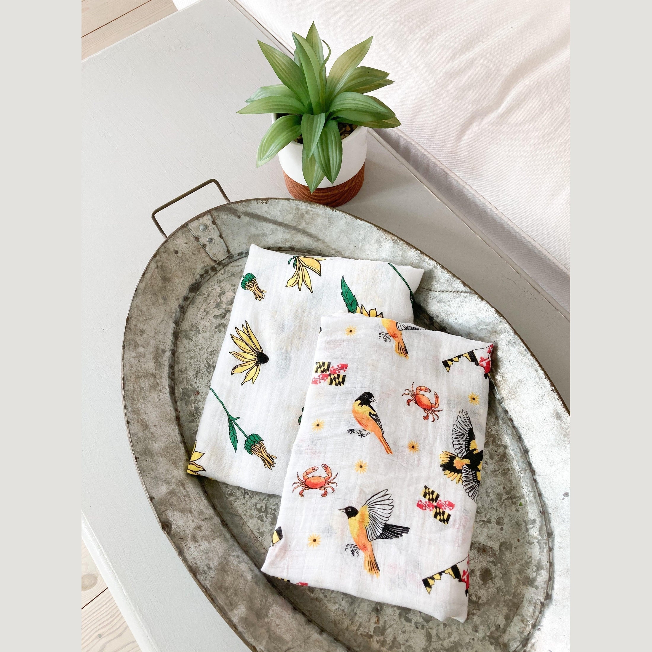 Maryland Baby Muslin Swaddle Receiving Blanket-thumbmail-9