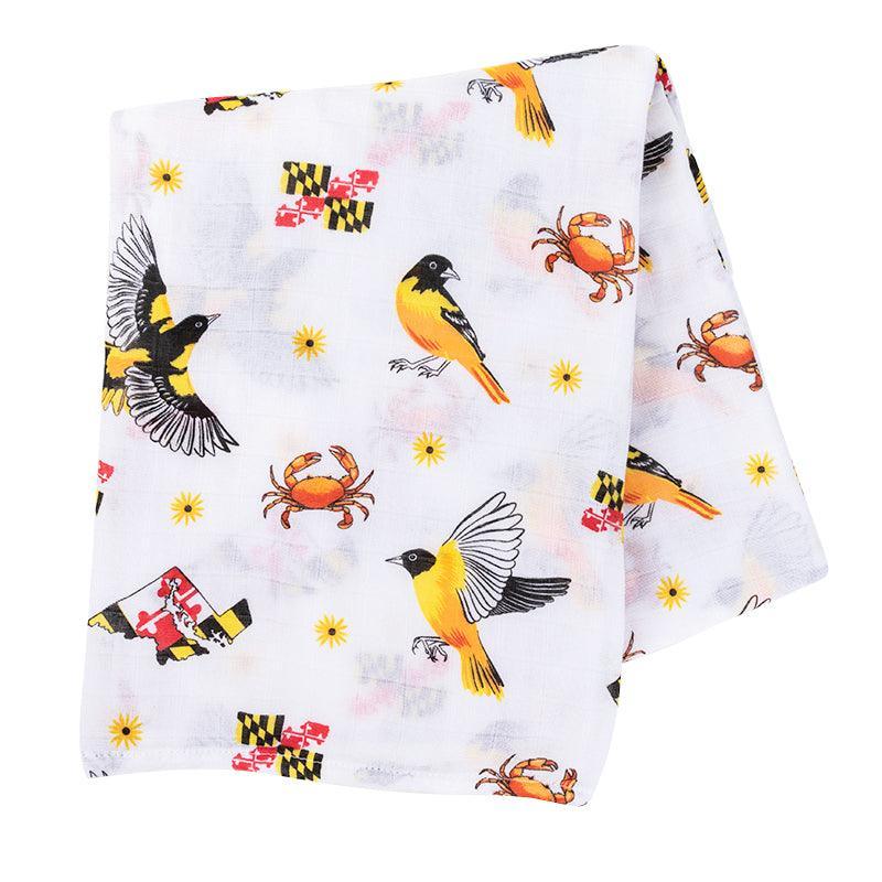 Maryland Baby Muslin Swaddle Receiving Blanket-thumbmail-7