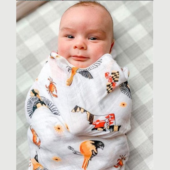 Maryland Baby Muslin Swaddle Receiving Blanket-thumbmail-8