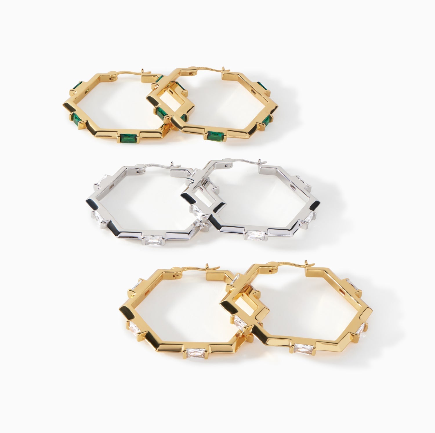 The Claire Hoop Earrings - Medium-thumbmail-3