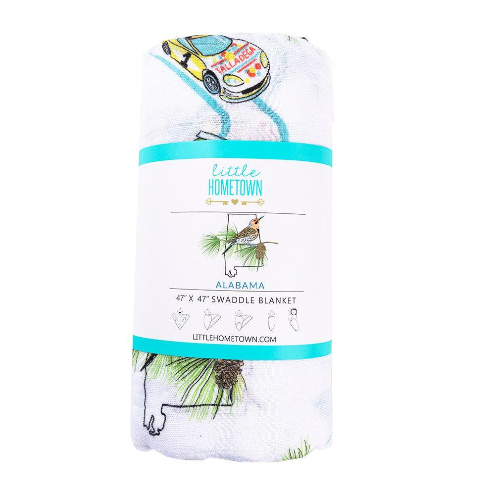 Muslin Swaddle Baby Blanket: Alabama-thumbmail-4